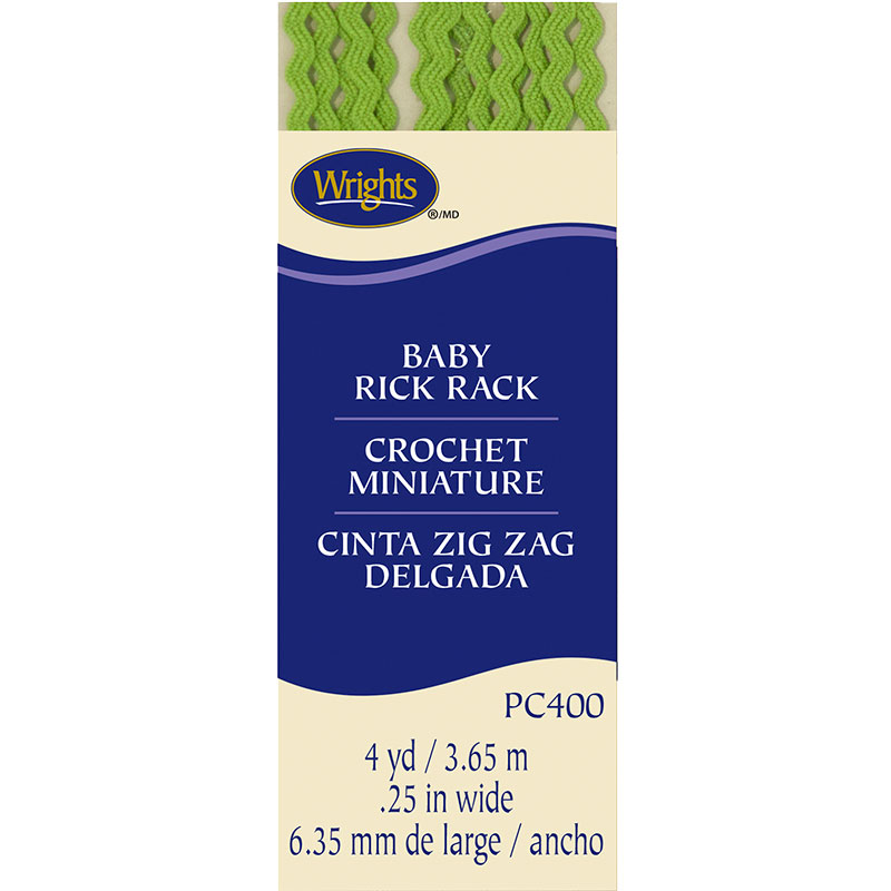 Baby Rick Rack Leaf Green