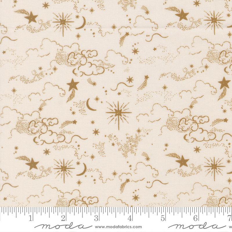 Silent Night Celestial  Lamb - Quilt Fabric