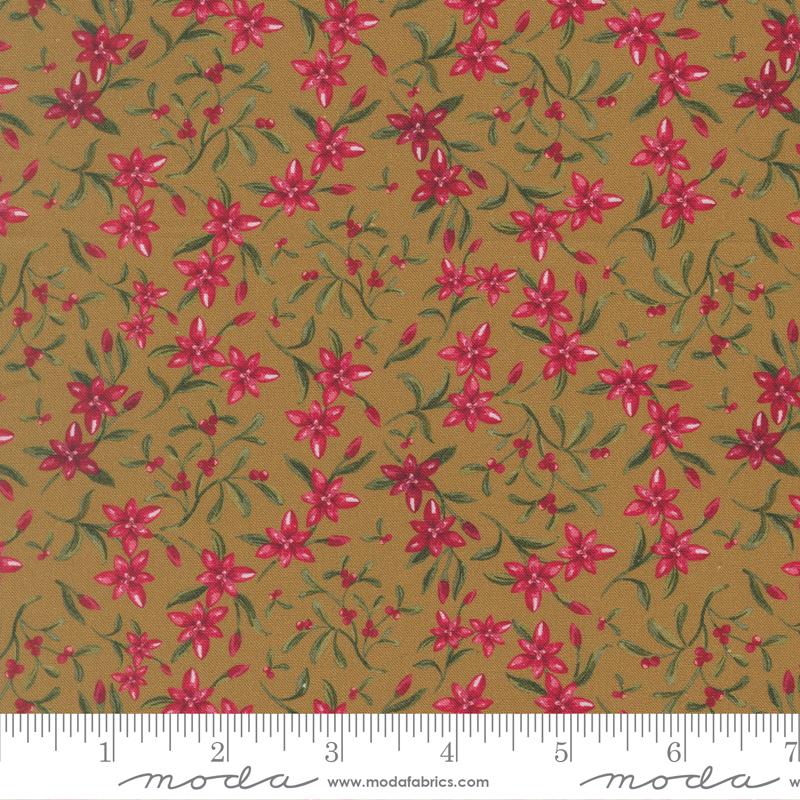 Silent Night Sprig North Sage - Quilt Fabric