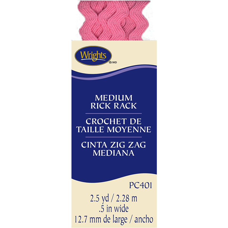 Medium Rick Rack Candy Pink