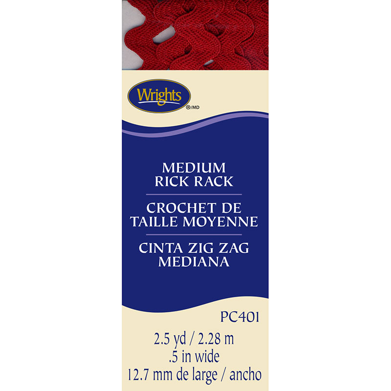 Medium Rick Rack Red