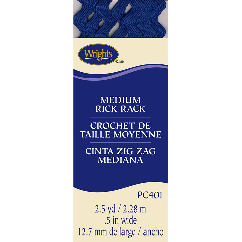 Medium Rick Rack Yale Blue