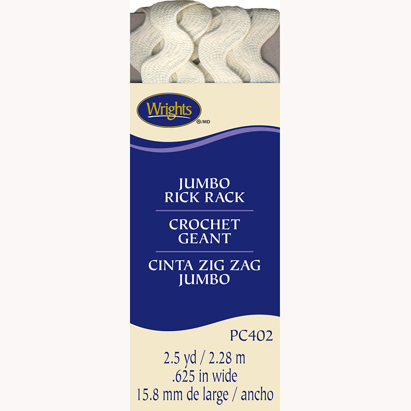 Jumbo Rick Rack Oyster White