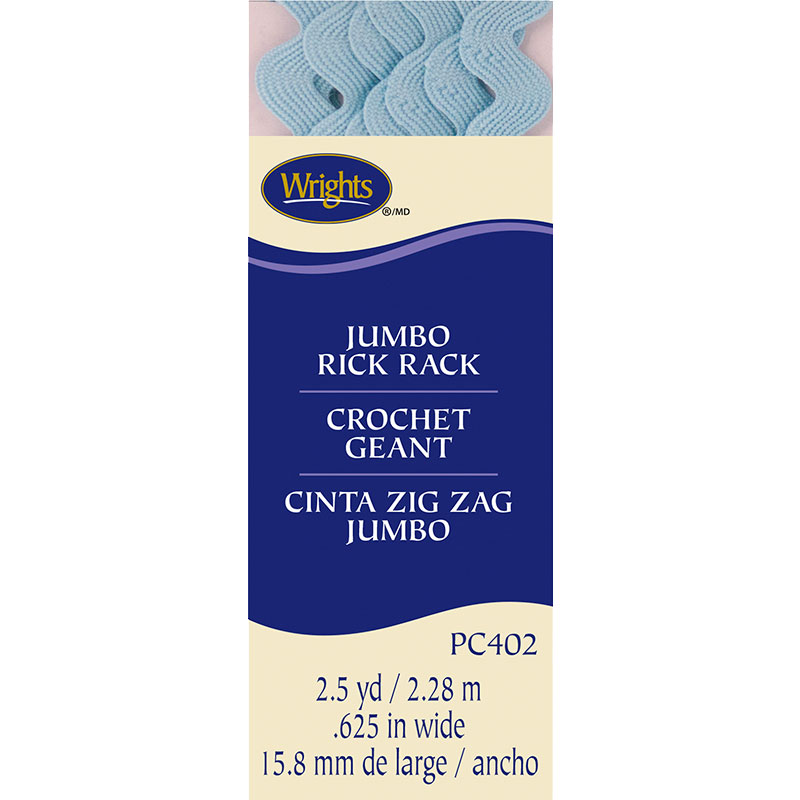 Jumbo Rick Rack Light Blue