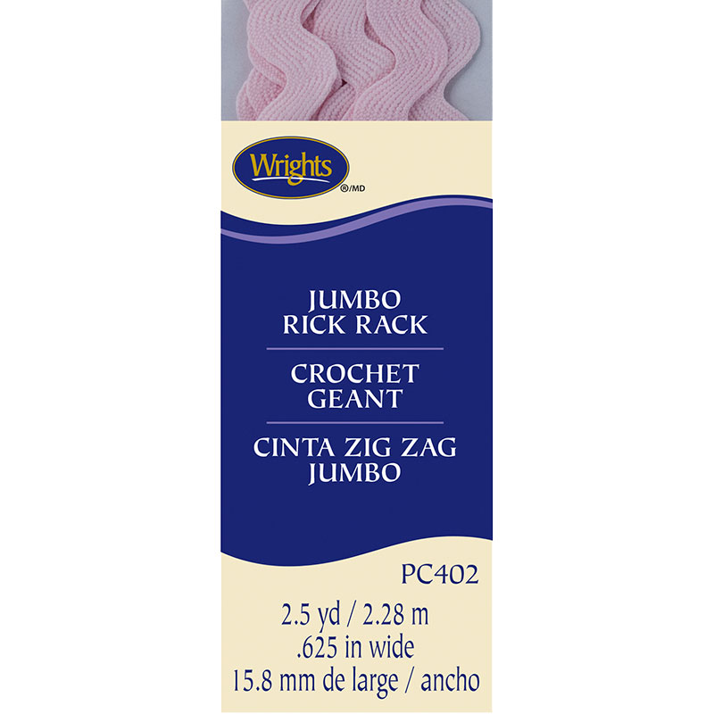 Jumbo Rick Rack Pink