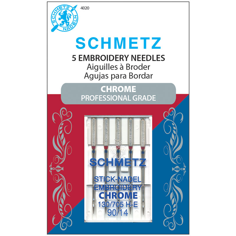 Chrome Embroidery Needle 90/14
