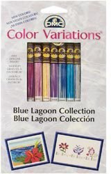 DMC Color Variations Floss Pack - Blue Lagoon