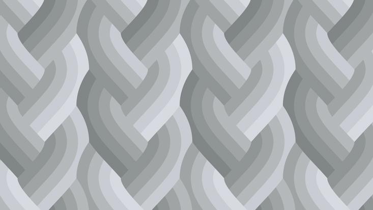 Echo Braid Grey - Quilt Fabric