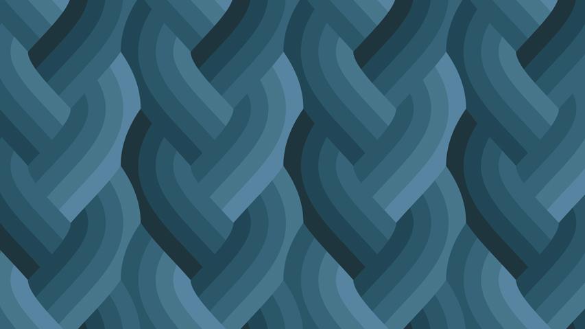 Echo Braid Navy - Quilt Fabric