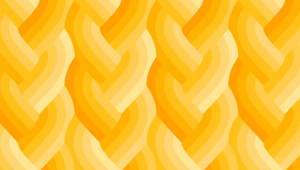 Echo Braid Yellow - Quilt Fabric