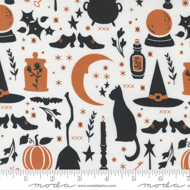 Spellbound Ghost - All Hallows Eve Halloween - Quilt Fabric