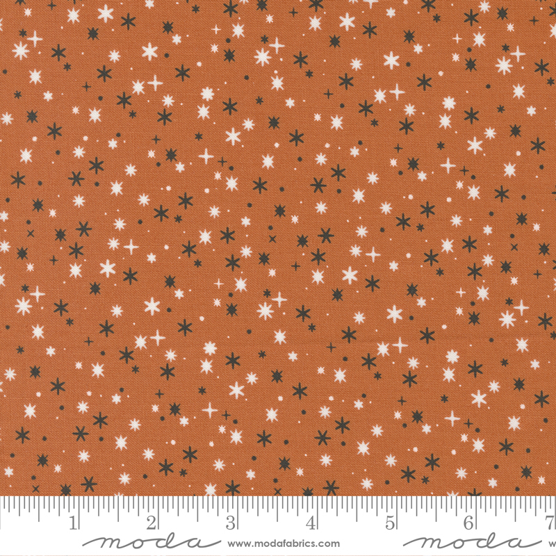 Spellbound Pumpkin - Magic Sparkle - Quilt Fabric
