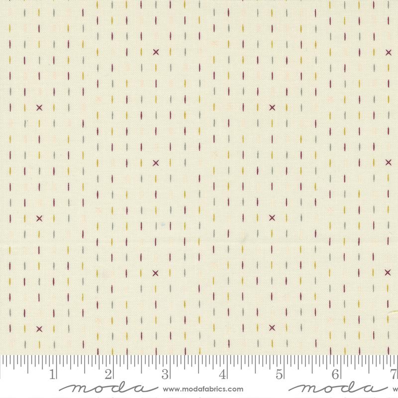 Evermore Lace - Hand Stitched Stripes - Quilt Fabric
