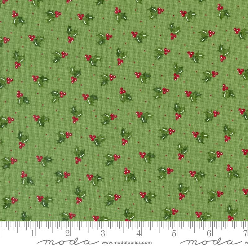Once Upon Christmas Mistletoe - Mistletoe - Quilt Fabric