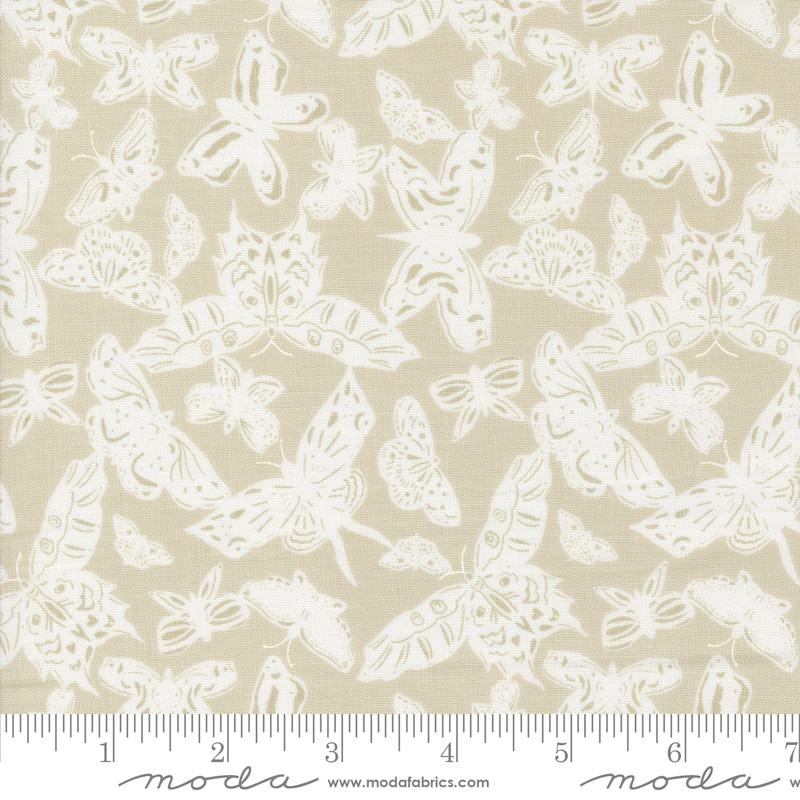 Enchantment Butterfly - Stone - Quilt Fabric