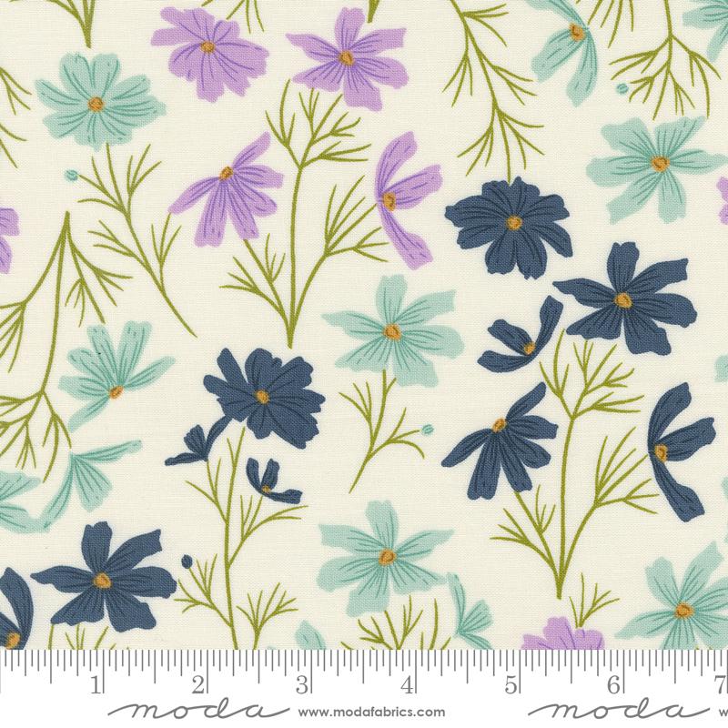 Seaglass Summer Cosmo - Oyster - Quilt Fabric