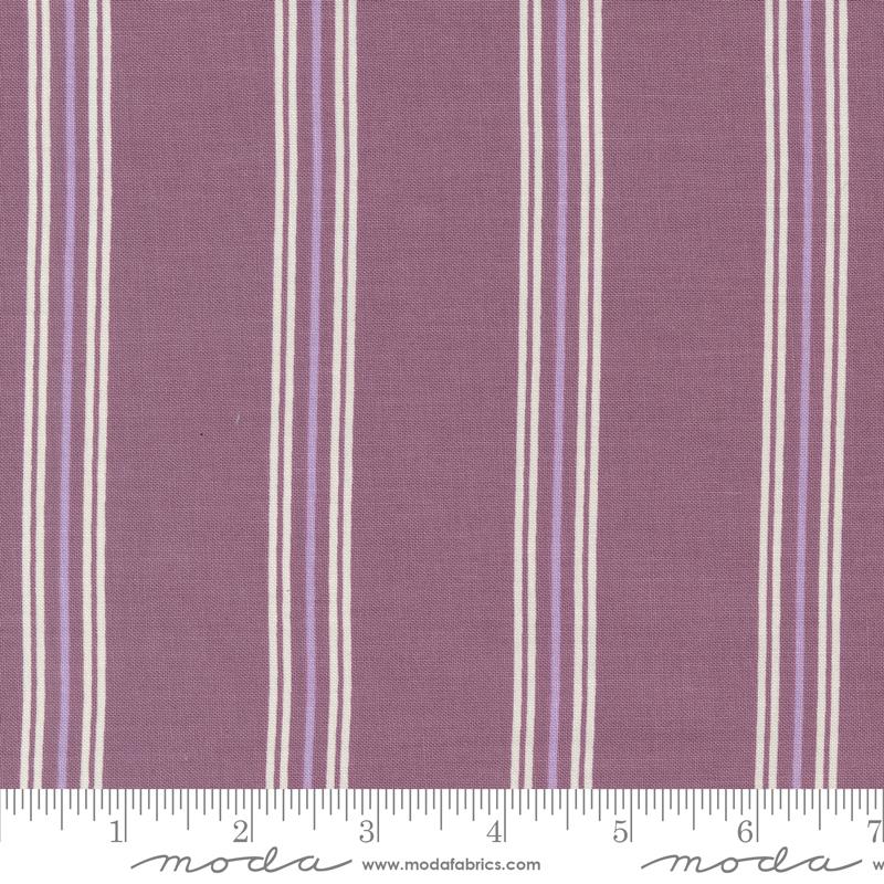 Seaglass Summer Stripes - Beach Plum - Quilt Fabric