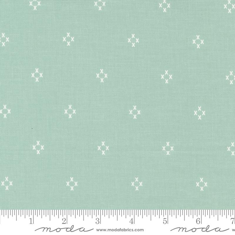 Seaglass Summer Cross - Ocean Air - Quilt Fabric