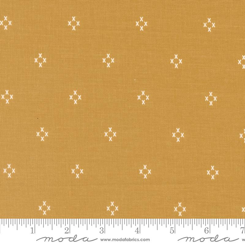 Seaglass Summer Cross - Sunshine - Quilt Fabric