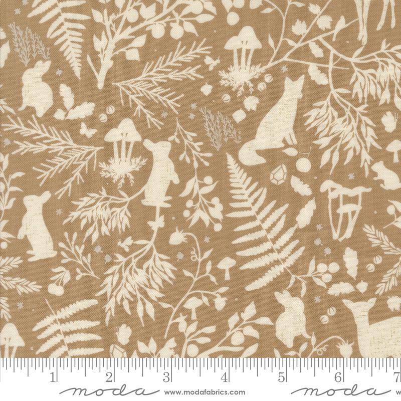 Frivolity Wildlife Mushroom - Quilt Fabric