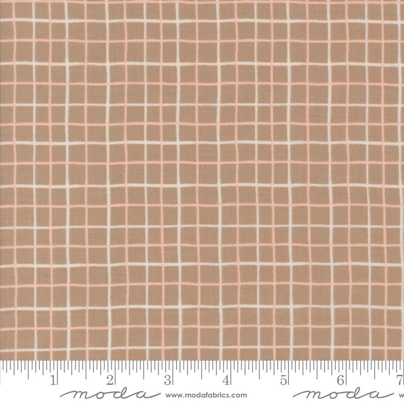 Frivolity Plaid Mushroom - Quilt Fabric