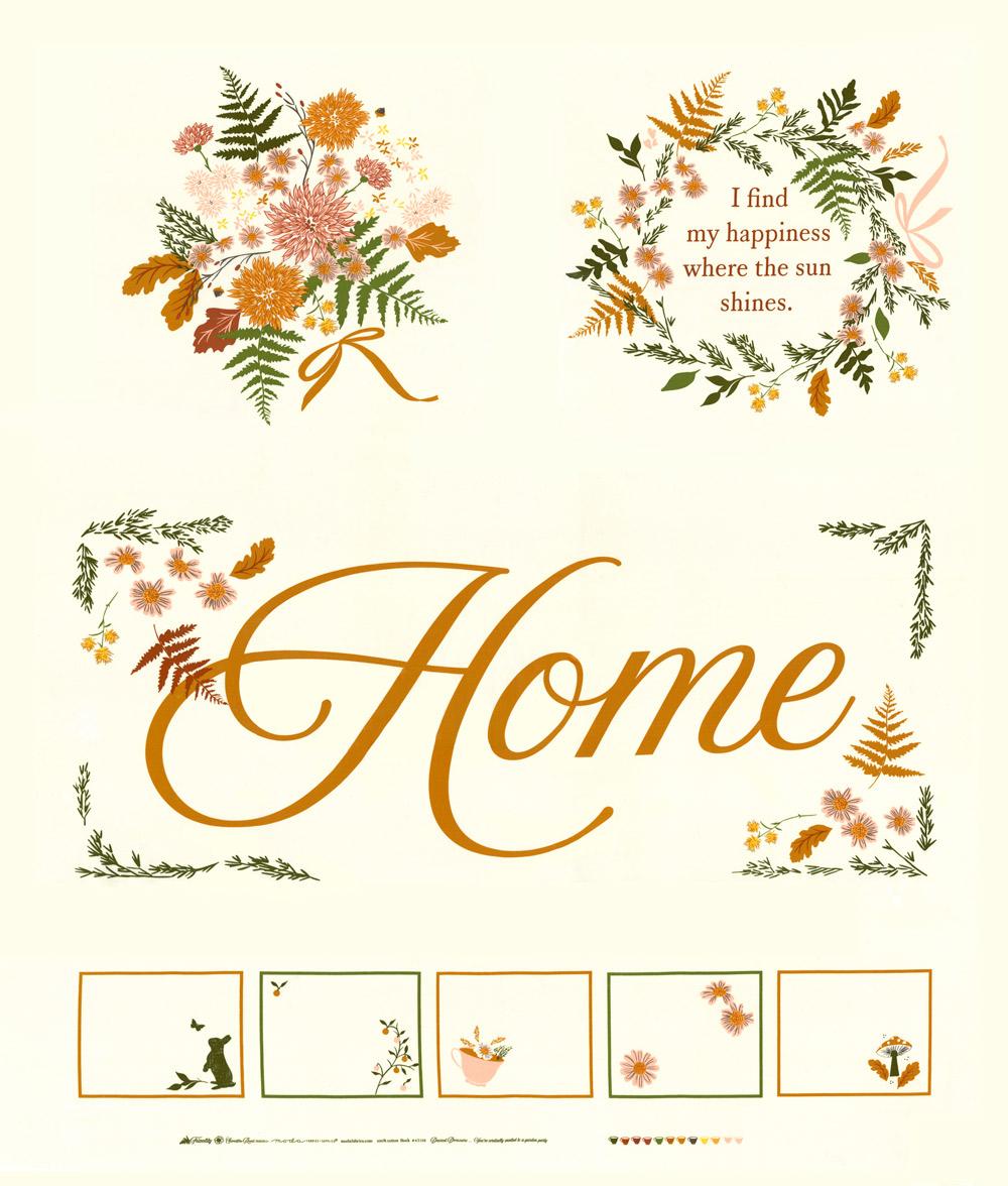 Frivolity Porcelain - Quilt Panel