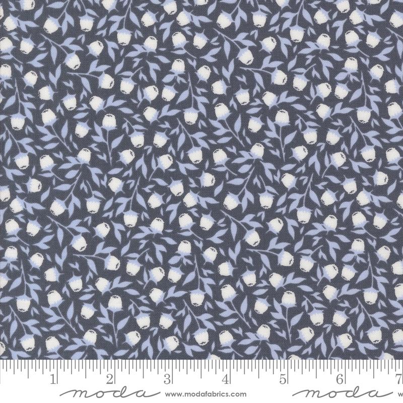 Sun Drenched Berry Indigo - Quilt Fabric