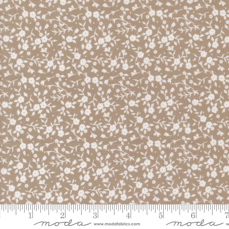 Sun Drenched Floral Stone - Quilt Fabric