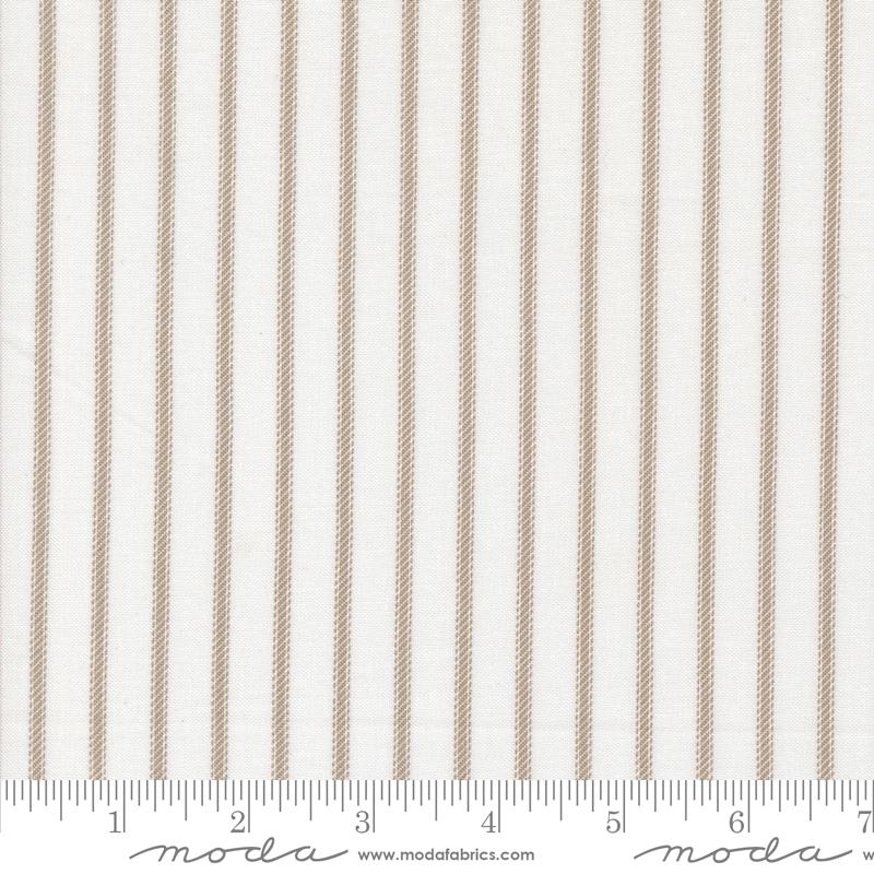 Sun Drenched Stripe Cloud Stone - Quilt Fabric