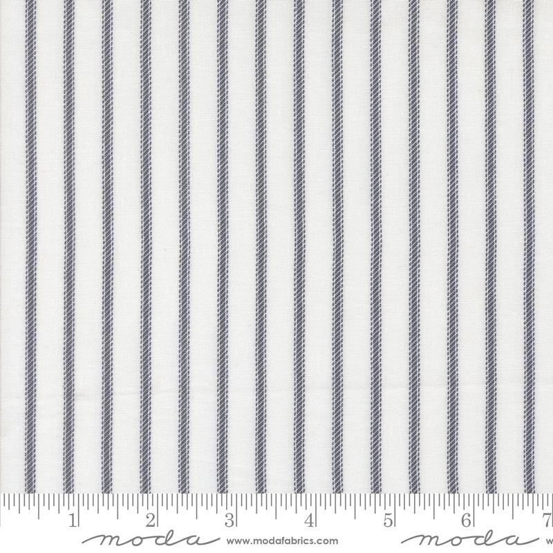 Sun Drenched Stripes Cloud Indigo - Quilt Fabric