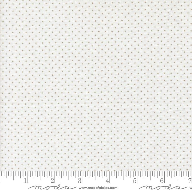 Sun Drenched Dots Cloud Stone - Quilt Fabric