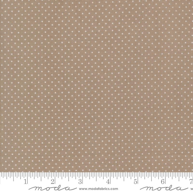 Sun Drenched Dots Stone - Quilt Fabric