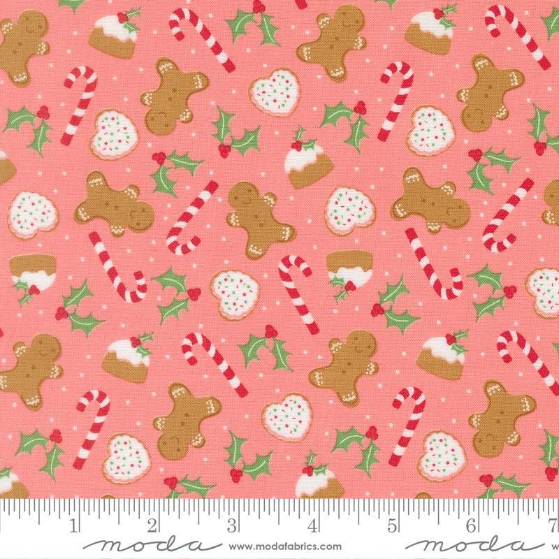 Merrily On Treat High Blush - Quilt Fabric