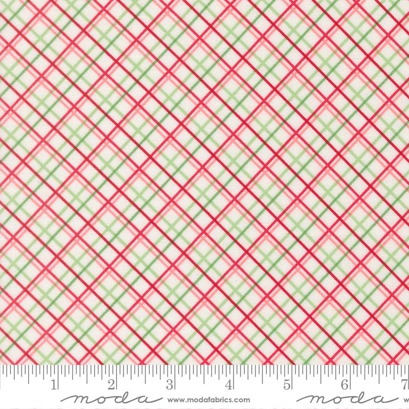 Merrily On High Plaid Snow - Quilt Fabric