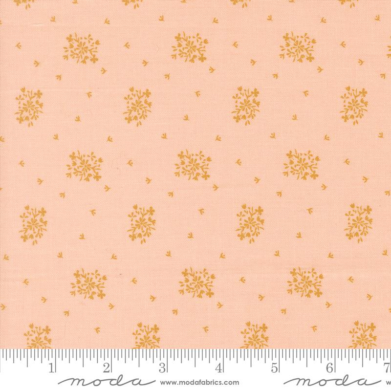 Wildbriar Floral Blush - Quilt Fabric, zoomed in. Select this picture to zoom back out.