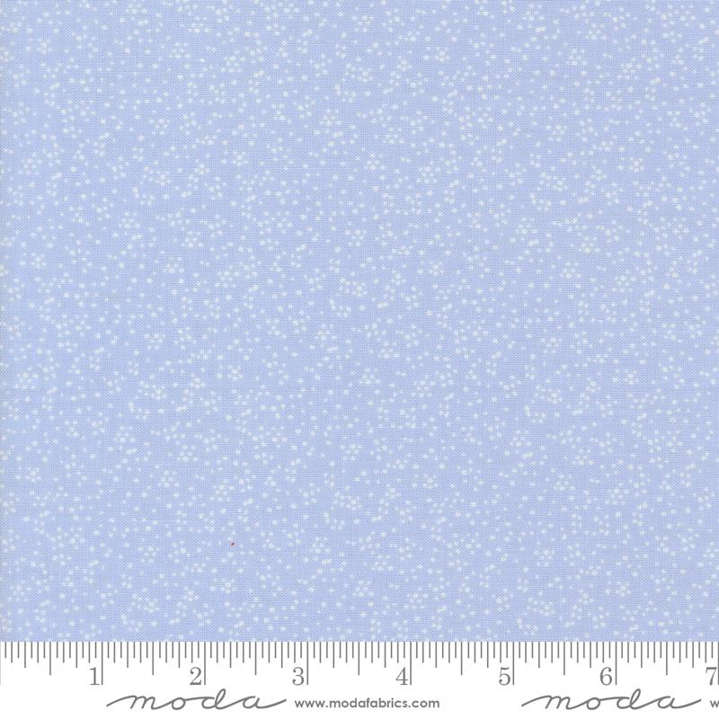 Wildbriar Dots Sky - Quilt Fabric, zoomed in. Select this picture to zoom back out.