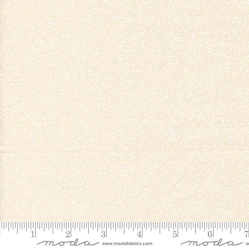 Wildbriar Dots Porcelain White - Quilt Fabric, zoomed in. Select this picture to zoom back out.