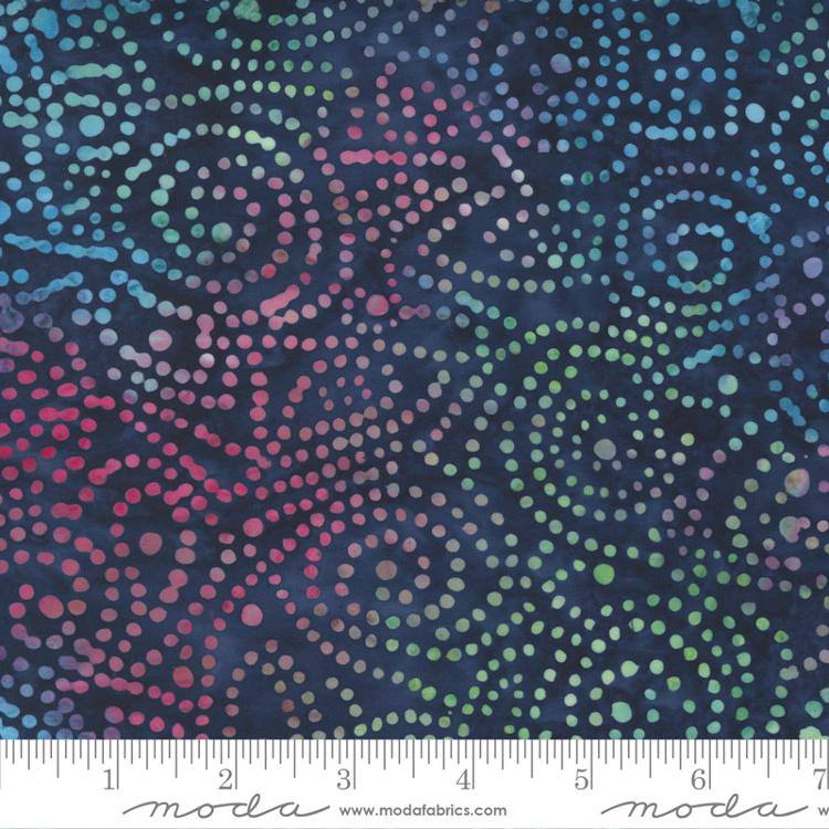 Bossa Nova Batiks Space Blue 3 - Quilt Fabric