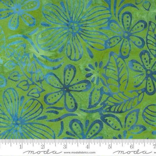 Bossa Nova Batiks Lime 2 - Quilt Fabric