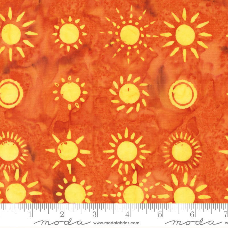 Beachy Batiks Tangy 2 - Quilt Fabric