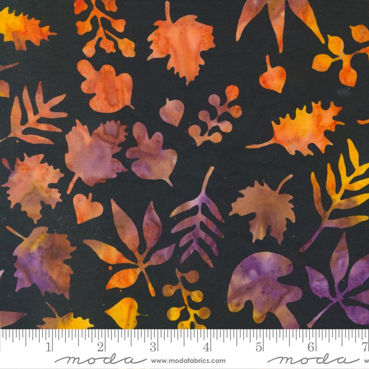 Bonfire Batiks Coal - Batiks Autumn Fall - Quilt Fabric