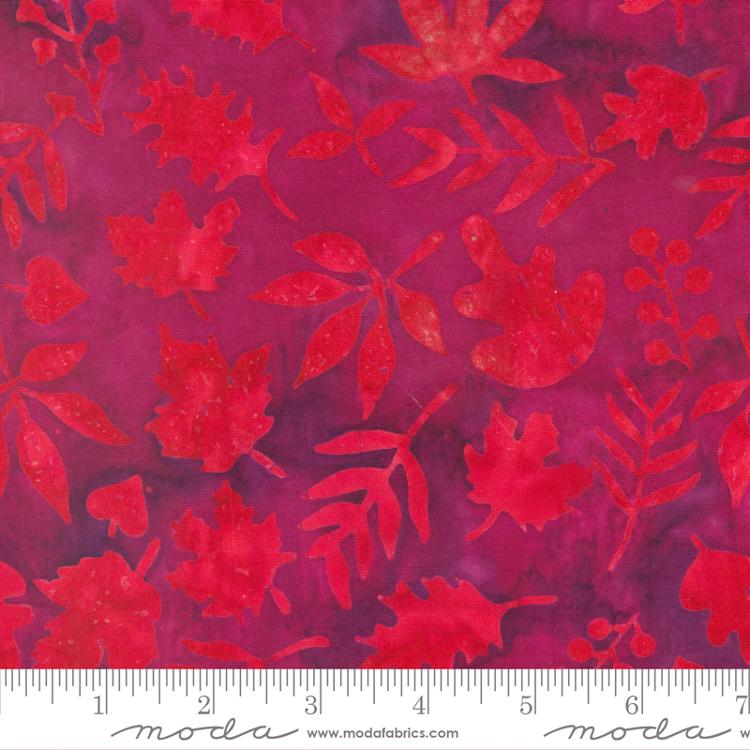 Bonfire Batiks Wine - Batiks Autumn Fall - Quilt Fabric
