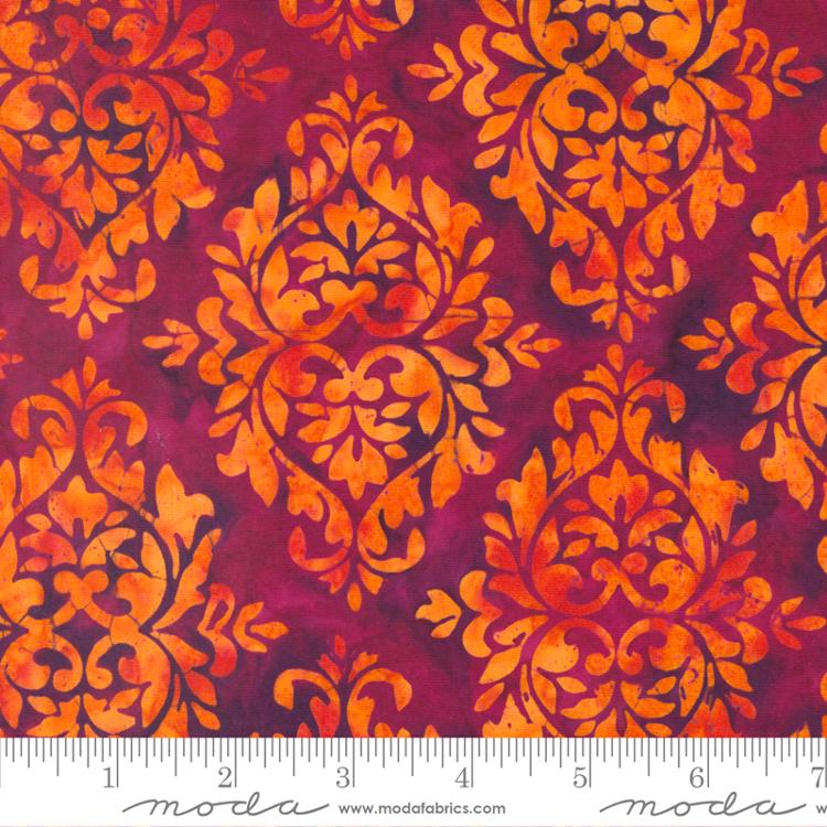 Bonfire Batiks Wine - Batiks Autumn Fall - Quilt Fabric