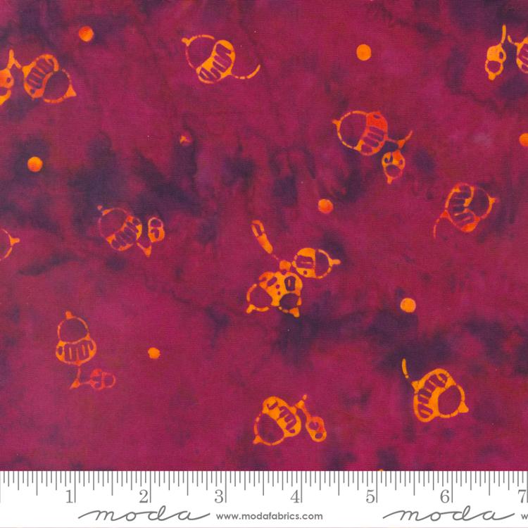 Bonfire Batiks Wine - Batiks Autumn Fall - Quilt Fabric