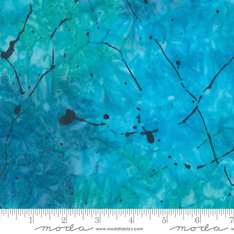 Blue Ridge Batiks Marble - Sky - Quilt Fabric
