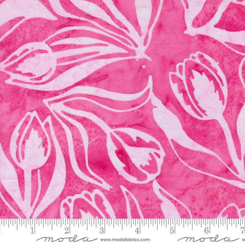 Berrylicious Batiks Floral - Watermelon - Quilt Fabric