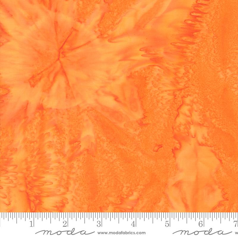 Echo Batiks Tangerine - Quilt Fabric