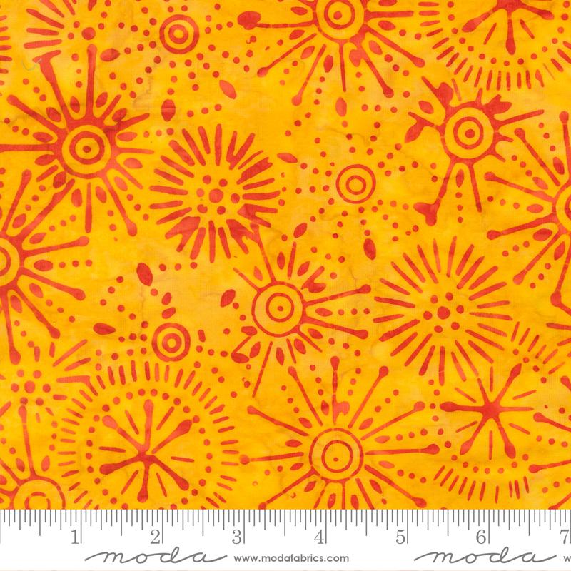 Sunburst Batiks Sunshine - Quilt Fabric