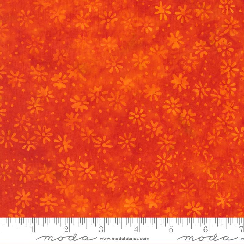 Sunburst Batiks Tangerine - Quilt Fabric