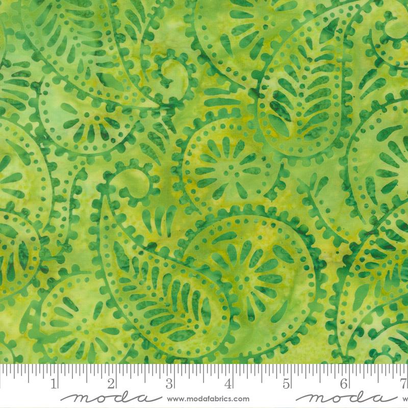 Sunburst Batiks Lime - Quilt Fabric
